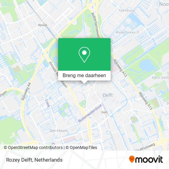 Rozey Delft kaart