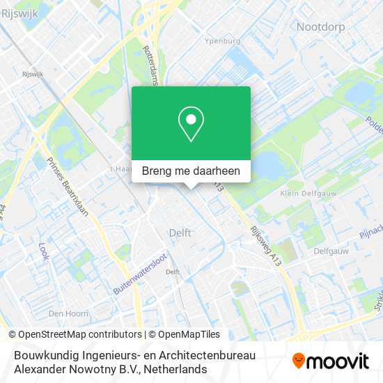 Bouwkundig Ingenieurs- en Architectenbureau Alexander Nowotny B.V. kaart