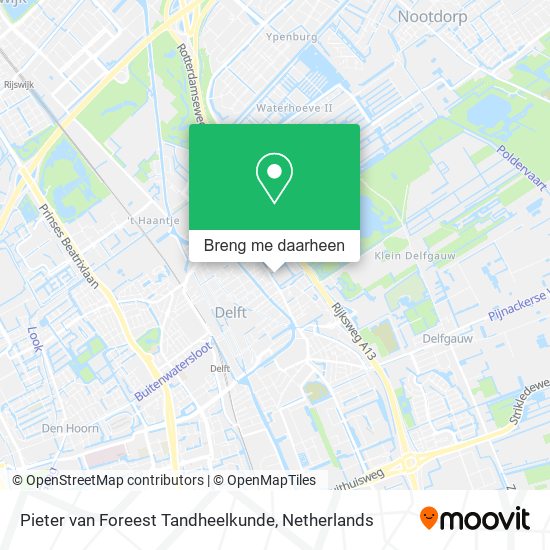 Pieter van Foreest Tandheelkunde kaart