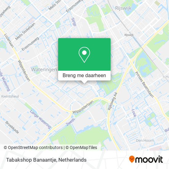 Tabakshop Banaantje kaart