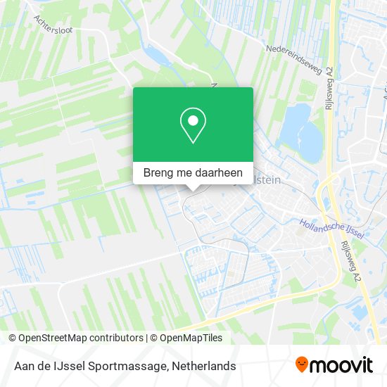 Aan de IJssel Sportmassage kaart