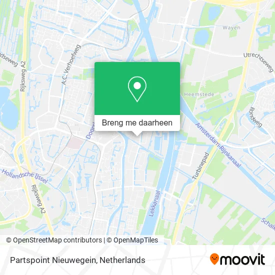 Partspoint Nieuwegein kaart