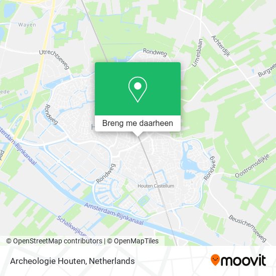 Archeologie Houten kaart