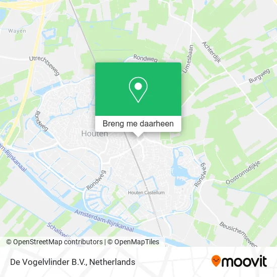 De Vogelvlinder B.V. kaart