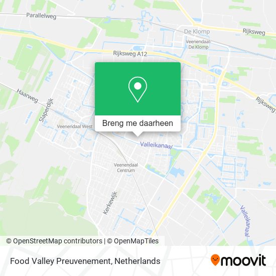 Food Valley Preuvenement kaart