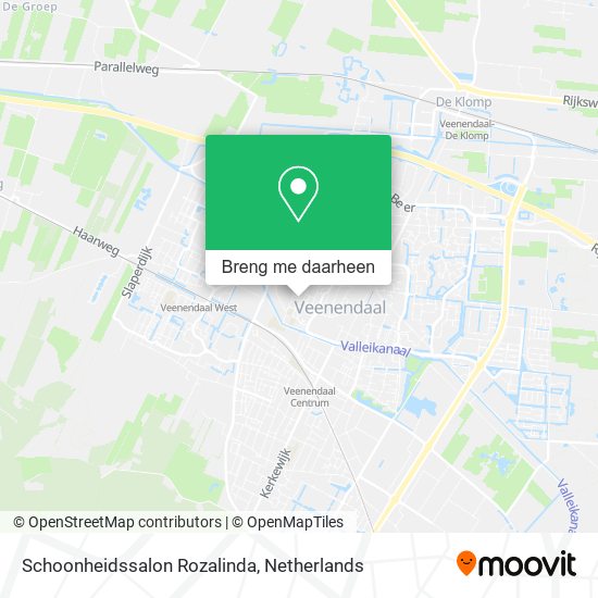 Schoonheidssalon Rozalinda kaart