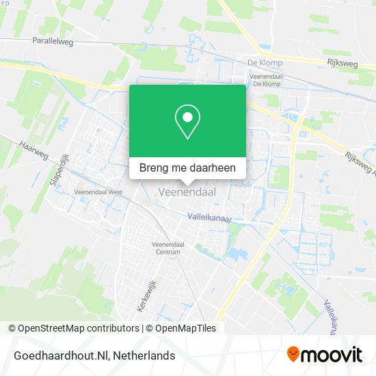 Goedhaardhout.Nl kaart