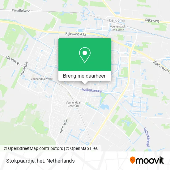 Stokpaardje, het kaart