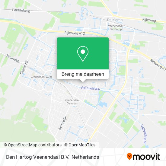 Den Hartog Veenendaal B.V. kaart