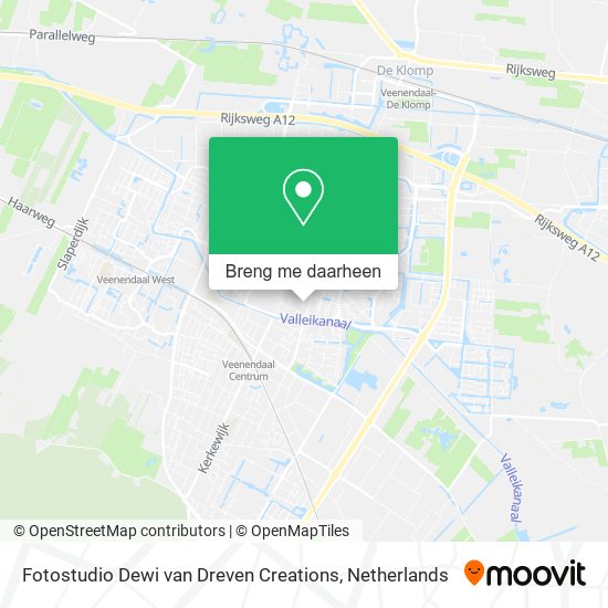 Fotostudio Dewi van Dreven Creations kaart