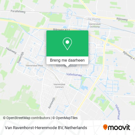 Van Ravenhorst-Herenmode BV kaart