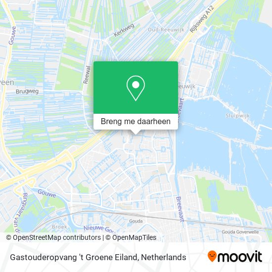 Gastouderopvang 't Groene Eiland kaart
