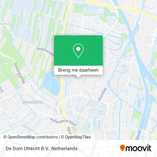 De Dom Utrecht B.V. kaart