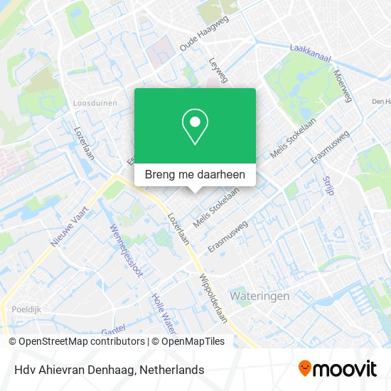 Hdv Ahievran Denhaag kaart