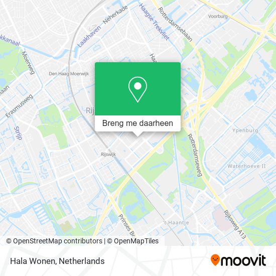 Hala Wonen kaart