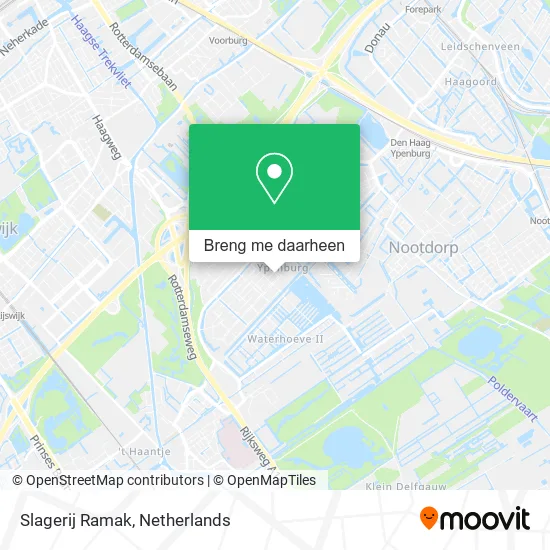 Slagerij Ramak kaart