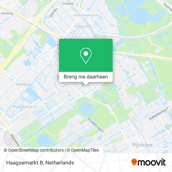 Haagsemarkt B kaart