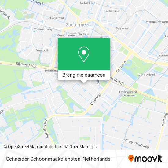 Schneider Schoonmaakdiensten kaart