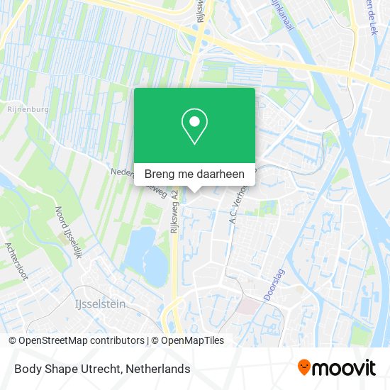 Body Shape Utrecht kaart
