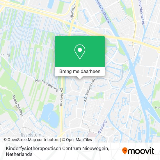 Kinderfysiotherapeutisch Centrum Nieuwegein kaart