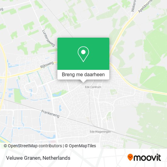 Veluwe Granen kaart