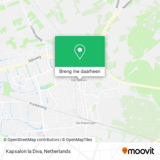 Kapsalon la Diva kaart