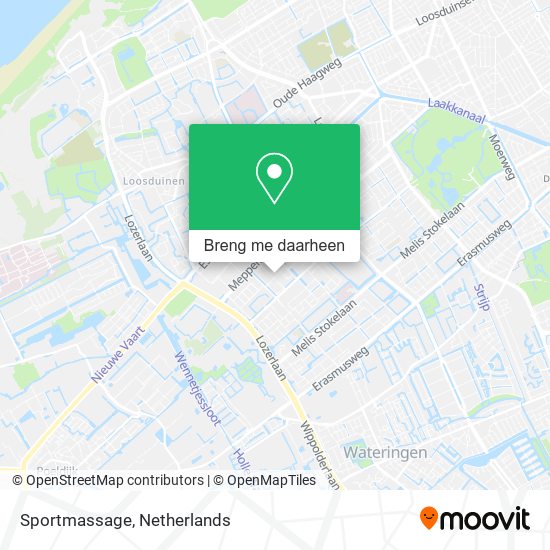 Sportmassage kaart