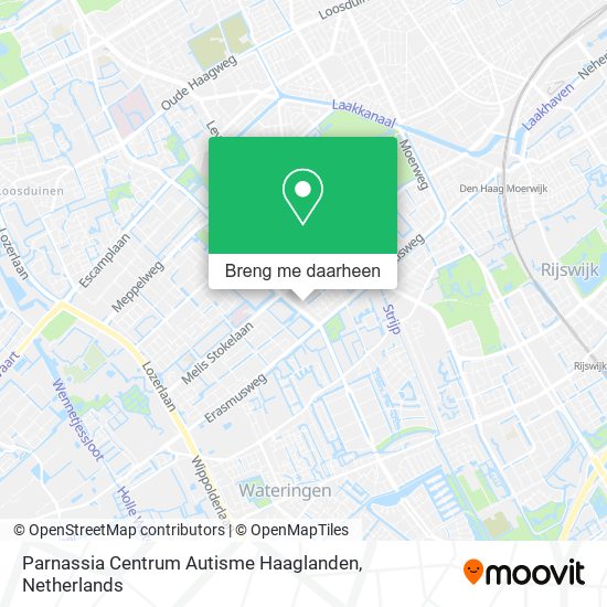 Parnassia Centrum Autisme Haaglanden kaart
