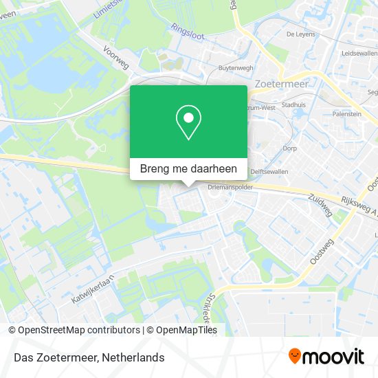 Das Zoetermeer kaart