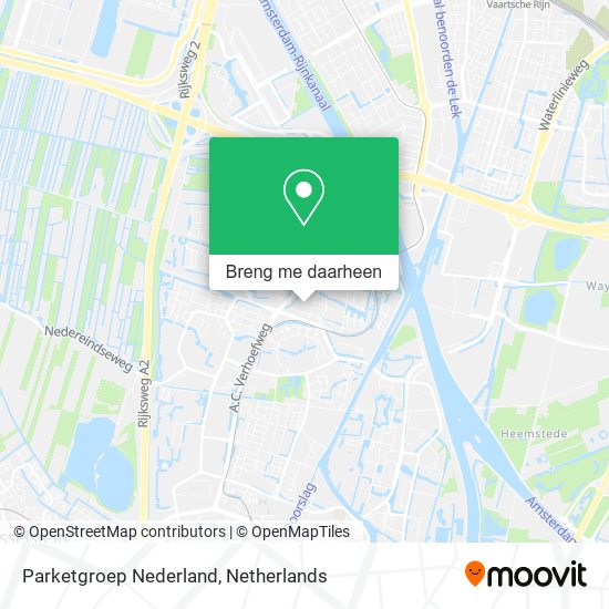 Parketgroep Nederland kaart