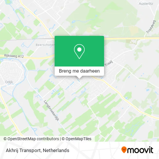 Akhrij Transport kaart