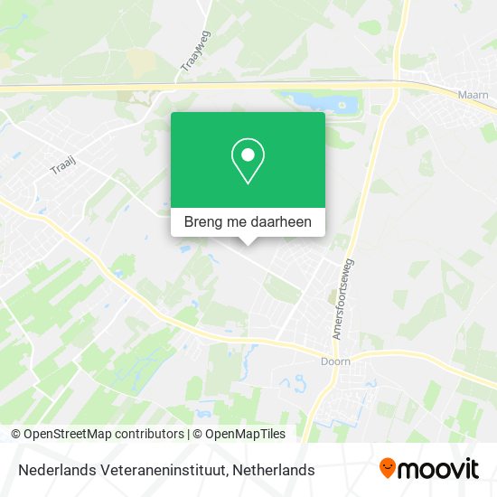 Nederlands Veteraneninstituut kaart