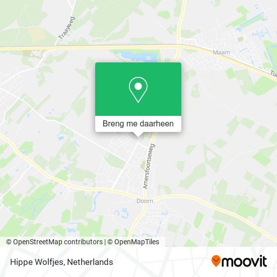 Hippe Wolfjes kaart