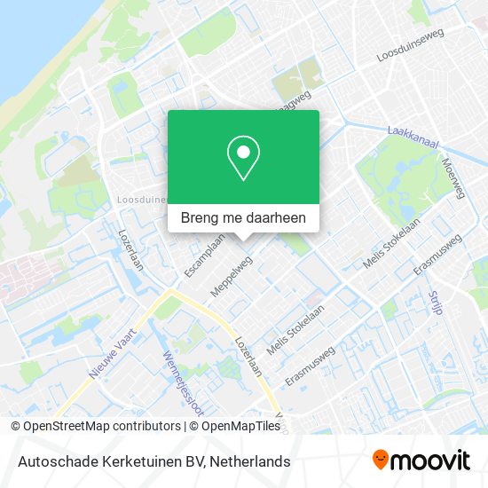 Autoschade Kerketuinen BV kaart