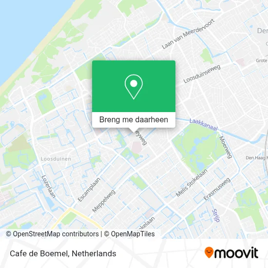 Cafe de Boemel kaart