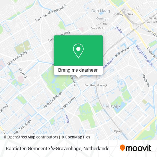 Baptisten Gemeente 's-Gravenhage kaart