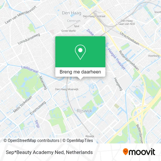 Sep*Beauty Academy Ned kaart