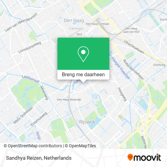 Sandhya Reizen kaart