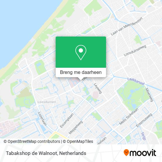 Tabakshop de Walnoot kaart