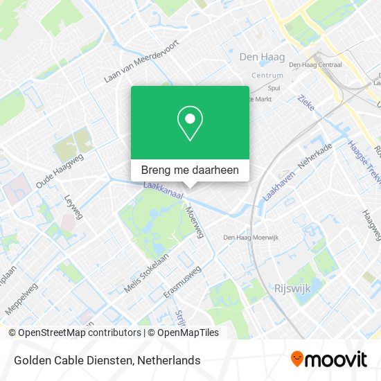 Golden Cable Diensten kaart