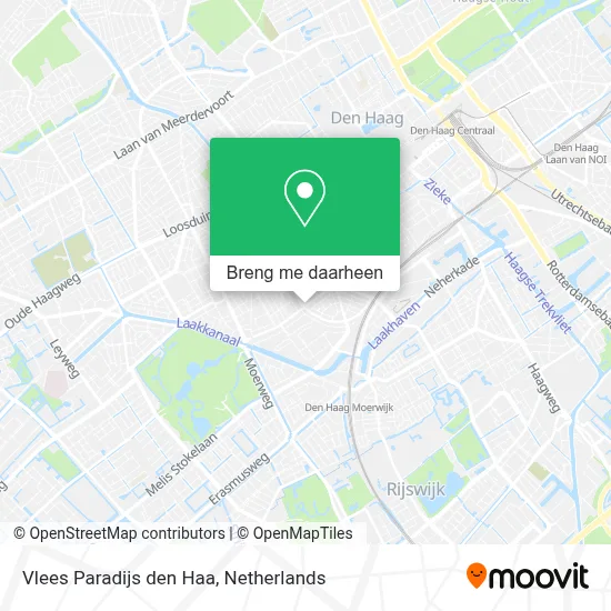 Vlees Paradijs den Haa kaart