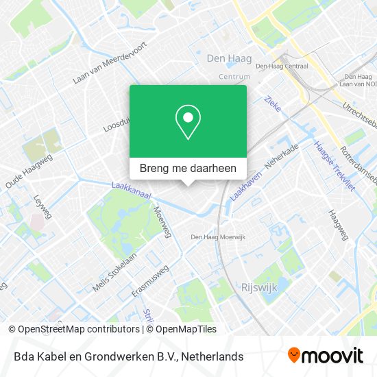 Bda Kabel en Grondwerken B.V. kaart