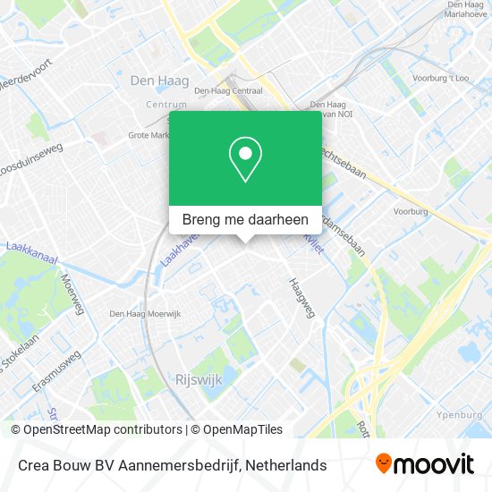 Crea Bouw BV Aannemersbedrijf kaart