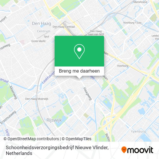 Schoonheidsverzorgingsbedrijf Nieuwe Vlinder kaart