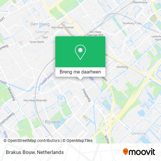 Brakus Bouw kaart