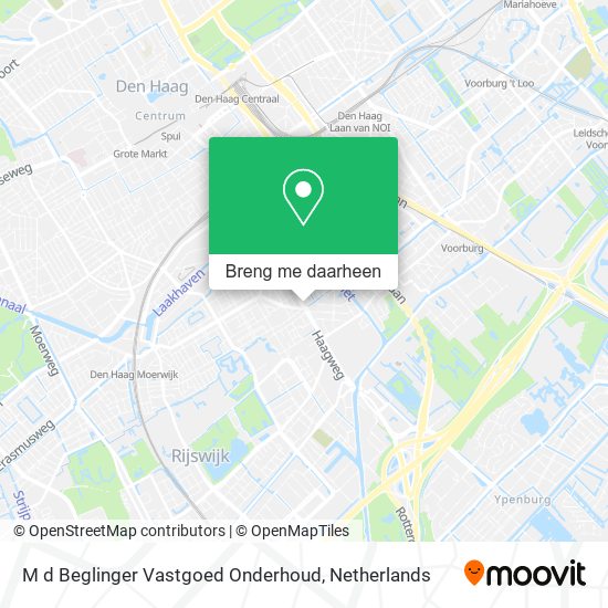 M d Beglinger Vastgoed Onderhoud kaart