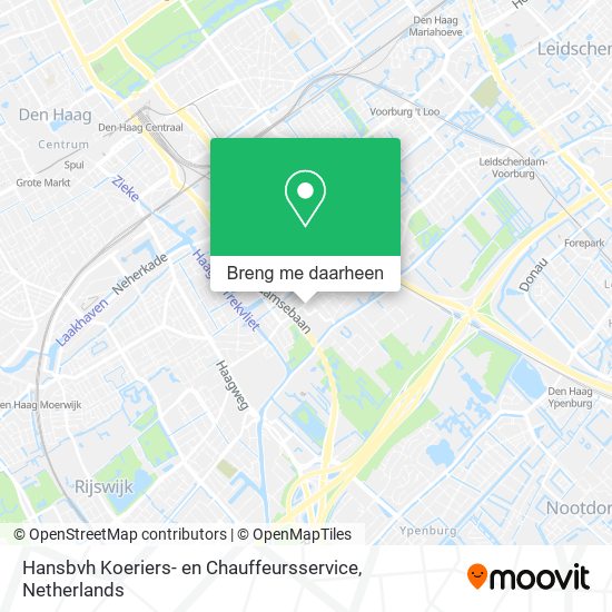 Hansbvh Koeriers- en Chauffeursservice kaart