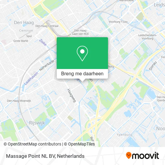 Massage Point NL BV kaart