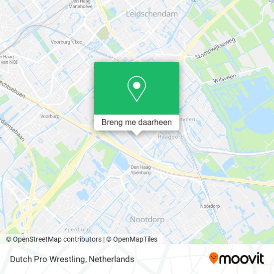 Dutch Pro Wrestling kaart