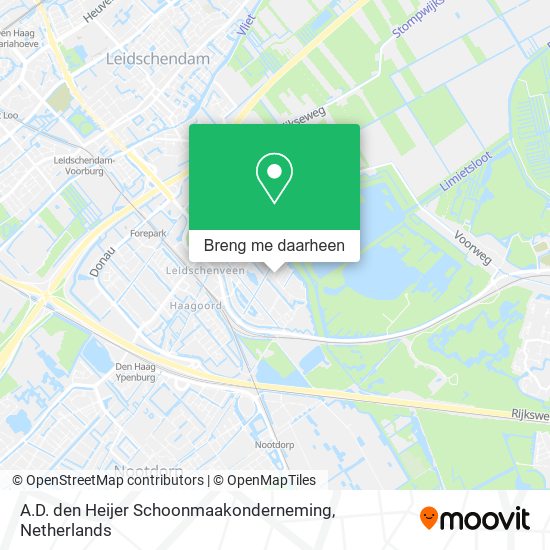 A.D. den Heijer Schoonmaakonderneming kaart